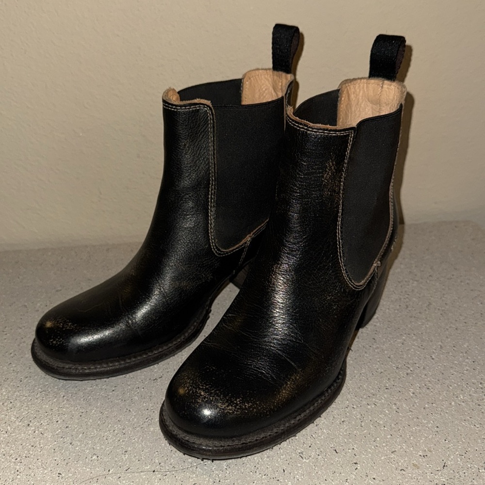 BED STU Lorn Leather Heeled Chelsea Boots Cobbler‎ Series Size 7